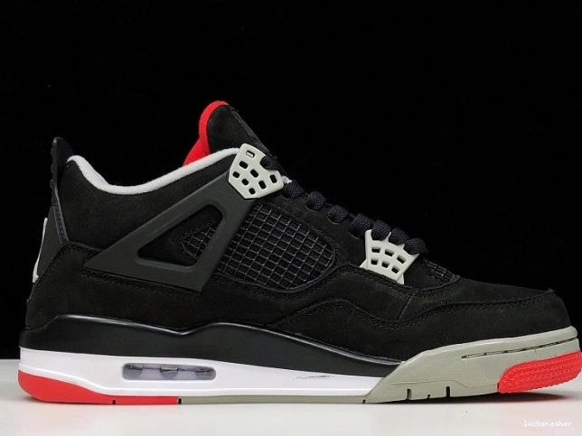 Rep LUCY BLACK JORDAN 4 RETRO 308497-060 CEMENT 0723
